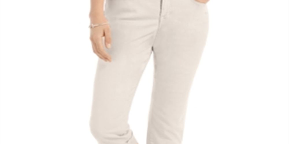 Style & Co Women's Curvy Capri Gray Size 6