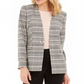 Calvin Klein Women's Multi Grommet Detail Jacket Blush- Black Size 10