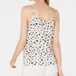 Bar III Women's Polka Dot Camisole Top White Size XX-Small