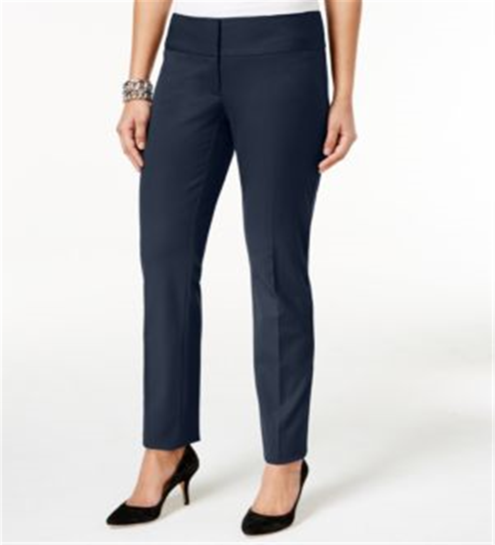 Alfani Women's Slim Pants Blue Size 4