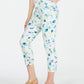 Charter Club Women's Pocketed Floral Jeans White Size 4