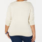 Charter Club Women's Plus Cardigan Button Front Sweater Yellow Size 1X