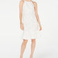 INC International Concepts Women's Halter Neck Sheath Dress White Size 0 Petite