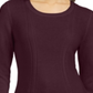 Style & Co Women's Mixed-Stitch Sweater Purple Size Small