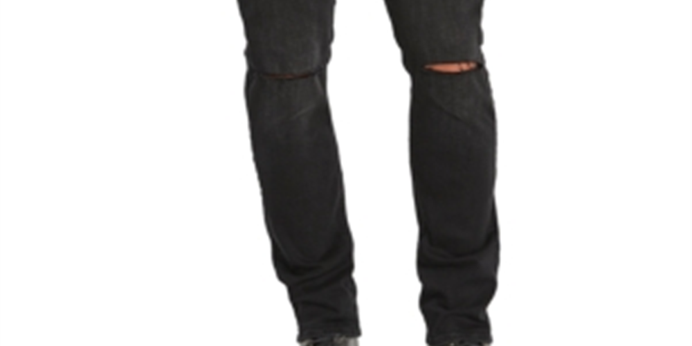 Buffalo David Bitton Men's Ash X Sanded Slim Stretch Jeans Black Size 30X32