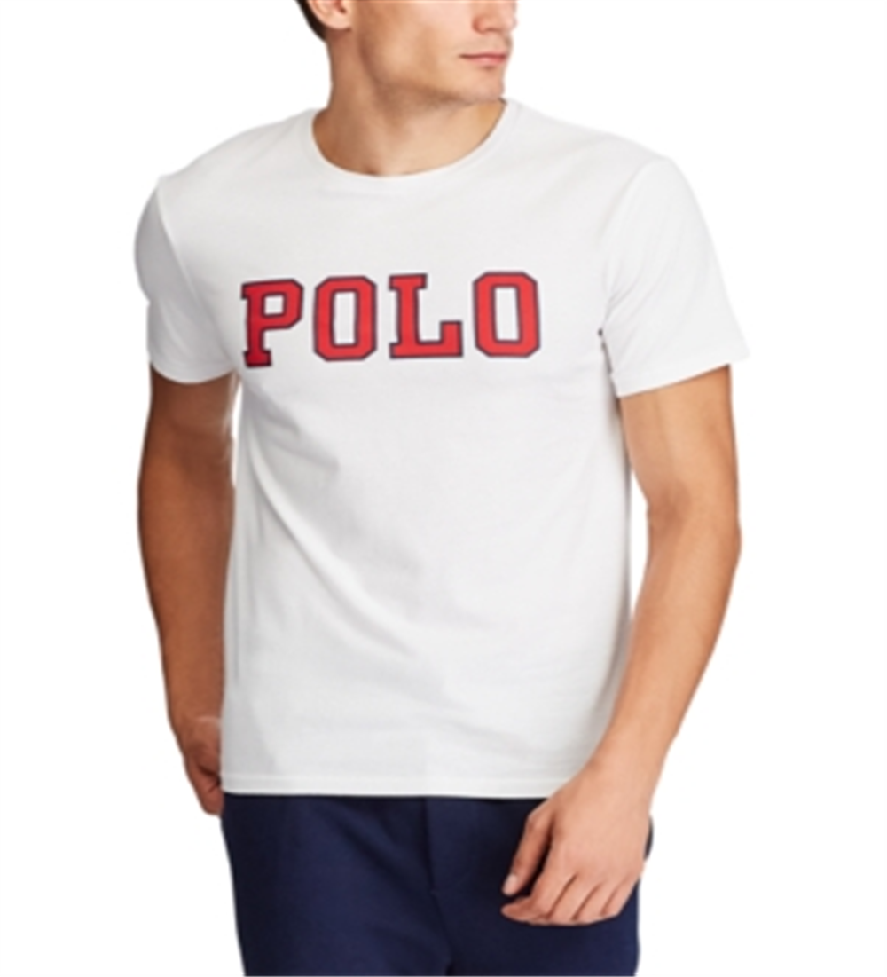 Ralph Lauren Men's Big & Tall Classic Fit Logo T-Shirt White Size XX-Large