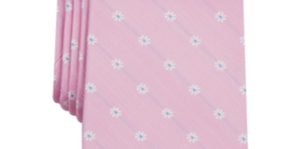 Club Room Men's Baymar Silk Business Neck Tie Pink Size Regular