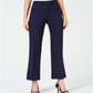 JM Collection Women's Tummy Control Trousers Blue Size 10Petite