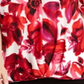 INC International Concepts Women's Printed Cold Shoulder Top White Size 1X