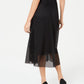 Alfani Women's MIDI a Line Skirt Black Size X-Large