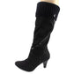 Bearpaw Women's Fleece Lined Boot Liner Sock, Black One Size