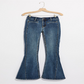 Free People Women's Dream Lover Flare Jeans Blue Size 30