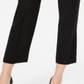 Kasper Women's Crepe Cropped Straight Leg Pants Black Size 14