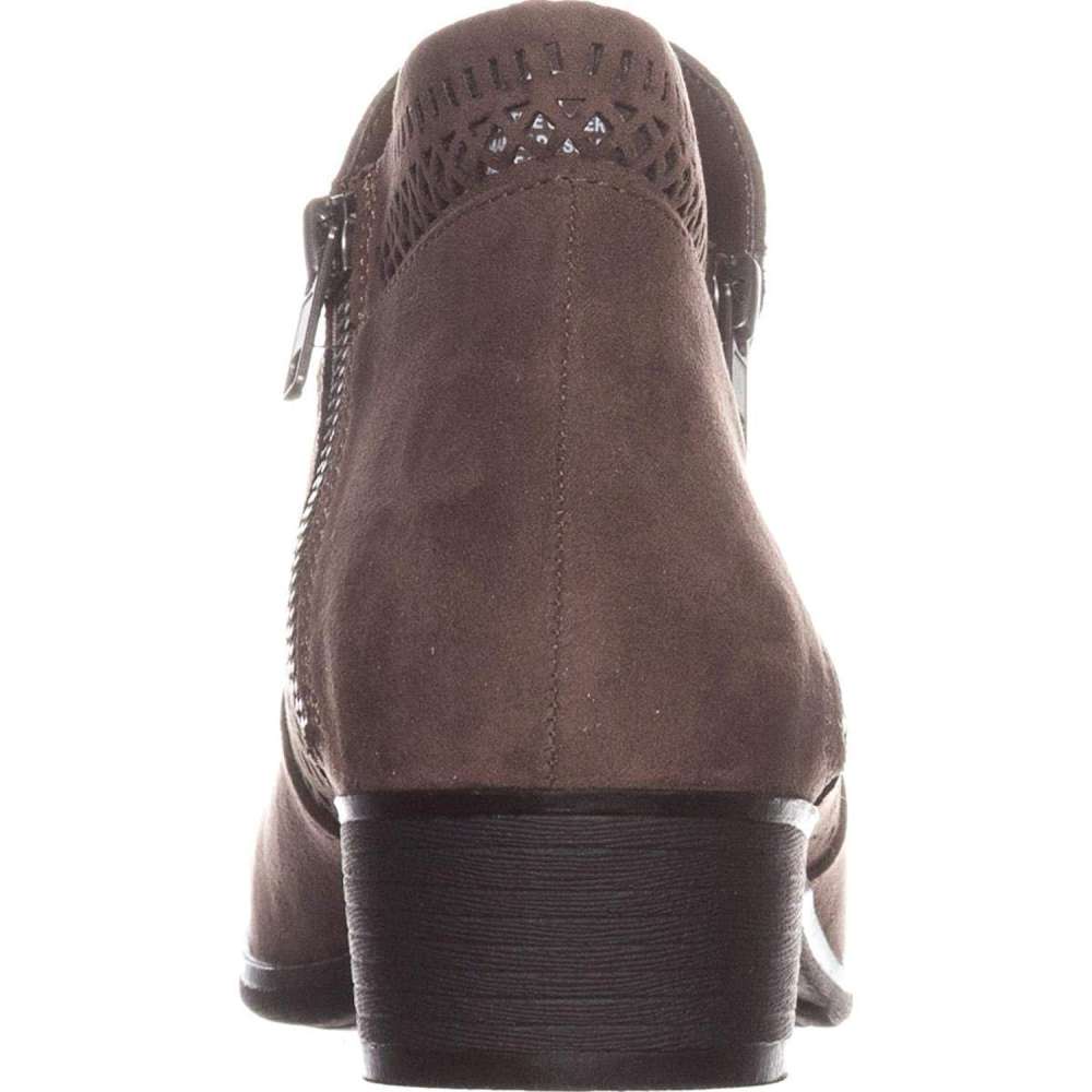 American Rag Women's Round Toe Block Heel Booties Brown Size 9.5 M