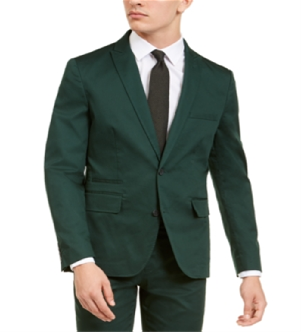 INC International Concepts Men's Slim Fit Jacket Green Size Small