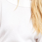 Free People Women's Striped Bell Sleeve Jewel Neck Top White Size X-Small