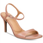 Material Girl Women's Brian Faux Leather Strappy Sandals Brown Size 11M