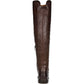 Franco Sarto Women's Haleen Wide Calf Over the Knee Boots Brown Size 6.5M