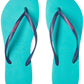 Havaianas Women's Slim Logo Pop up Sandal Green Size 9/10 W