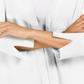 JM Collection Women's Mixed Ribbed Split Sleeve Cardigan White Size X-Small