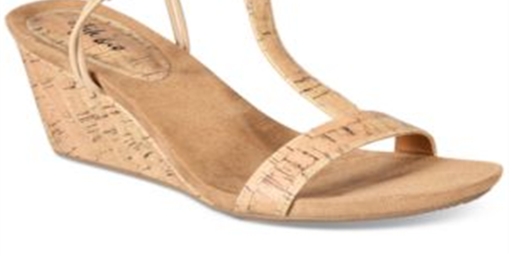 Style & Co Women's Mulan Open Toe Casual Platform Sandals Brown Size 8 M