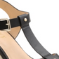 XOXO Women's Isla T Strap Espadrille Wedge Sandals Black  Size 9M