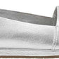 Aerosoles Women's Leather Holland Flat Silver Size 9.5 M