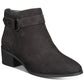 Giani Bernini Women's Putneyy Leather Heeled Ankle Boots Black Size 5 M