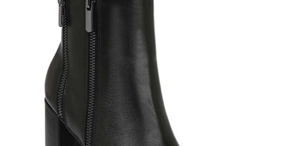 Fergie Women's Footwear Enigma Block Heel Bootie Black Size 9.5M