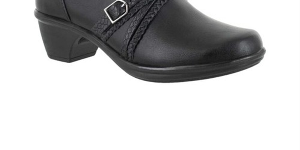 Easy Street Women's Titan Comfort Shooties Black Size 9W-W