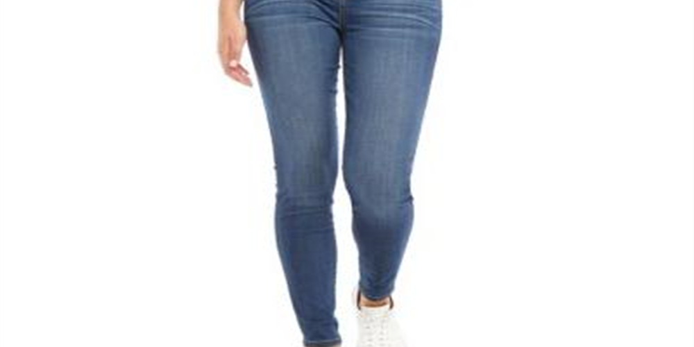 Celebrity Pink Women's Curvy High Rise Ankle Skinny Jean Blue Size 1