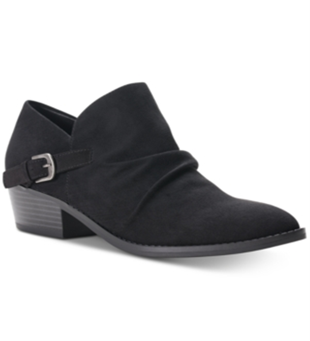 American Rag Women's Camilla Leather Closed Toe Ankle Fashion Boots Black Size 9.5M