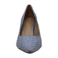 Alfani Women's Jeules Sparkle Fabric Pointed Toe Classic Pumps Blue Size -9.5 M