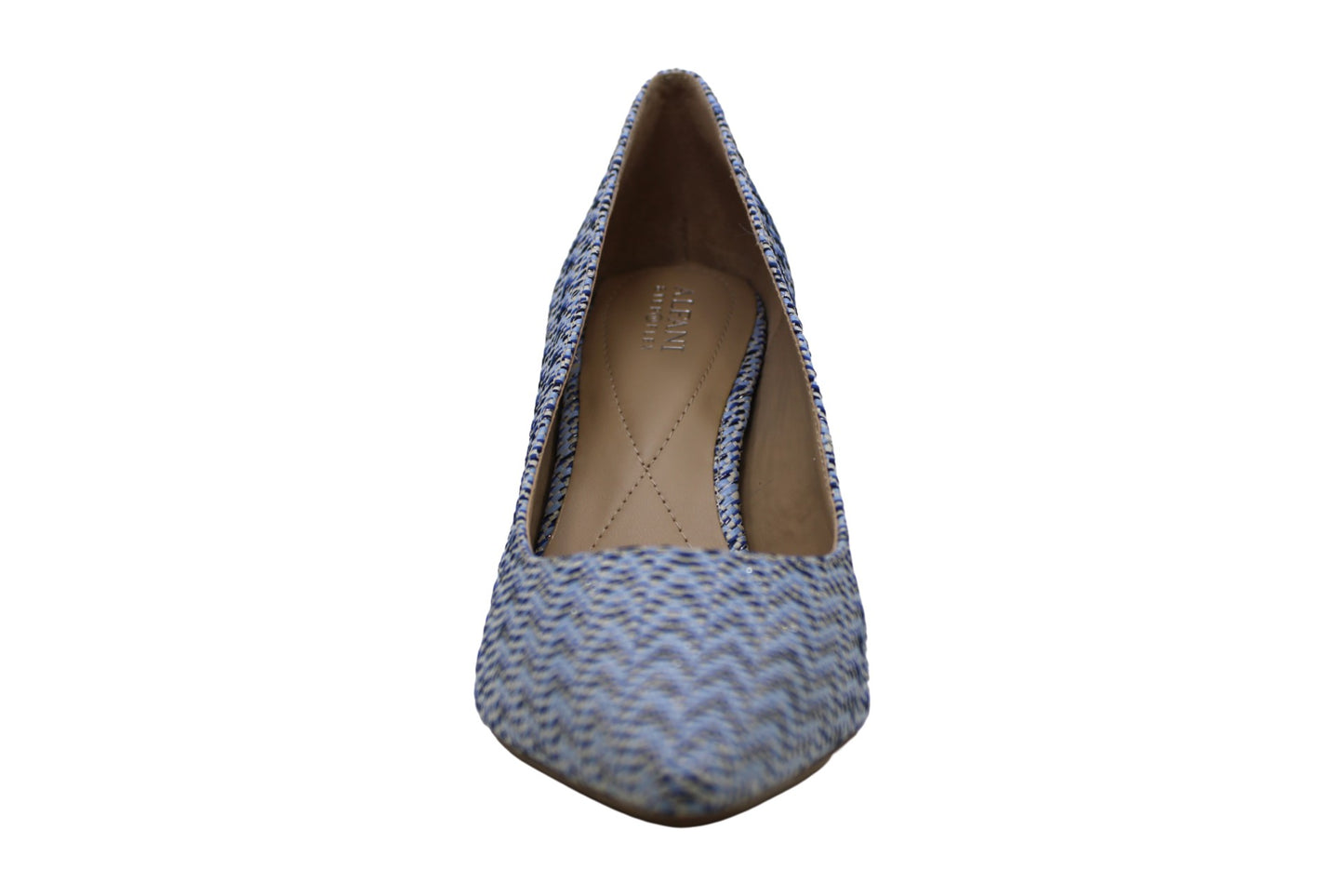 Alfani Women's Jeules Sparkle Fabric Pointed Toe Classic Pumps Blue Size -9.5 M