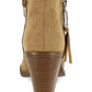 Esprit Women's Neely Faux Suede Peep Toe Shooties Brown Size 9.5 M