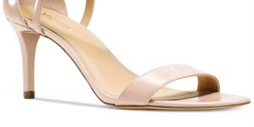 Michael Kors Women's Women's Simone Open Toe Special Occasion Sandal Pink Size 7.5 M