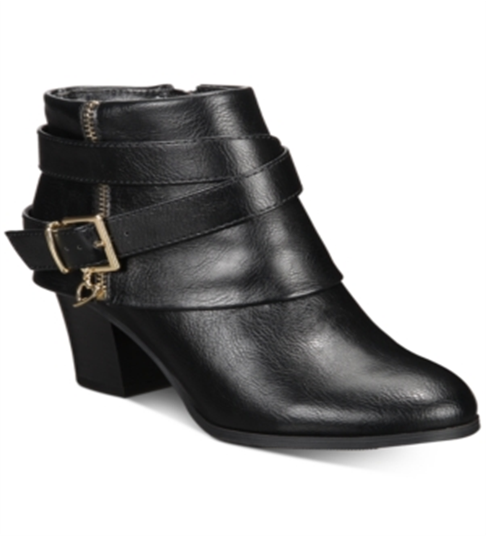 Thalia Sodi Women's Tully Ankle Booties Black Size 9 M