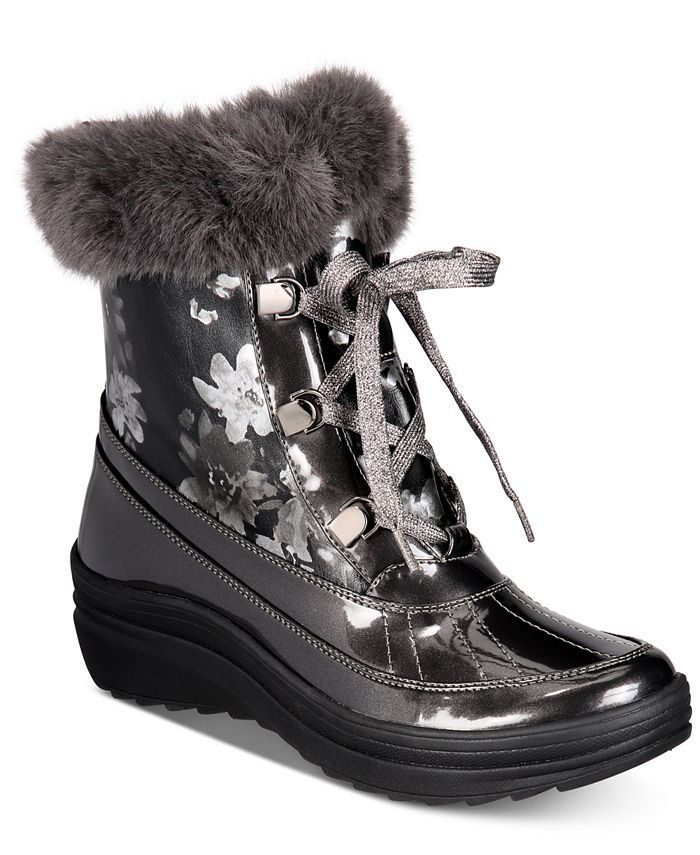 Anne Klein Women's Gayla Duck Boot Red Size 10 M