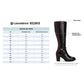 Giani Bernini Women's Rozario Leather Closed Toe Knee High Fashion Boots Brown Size 5.5 M