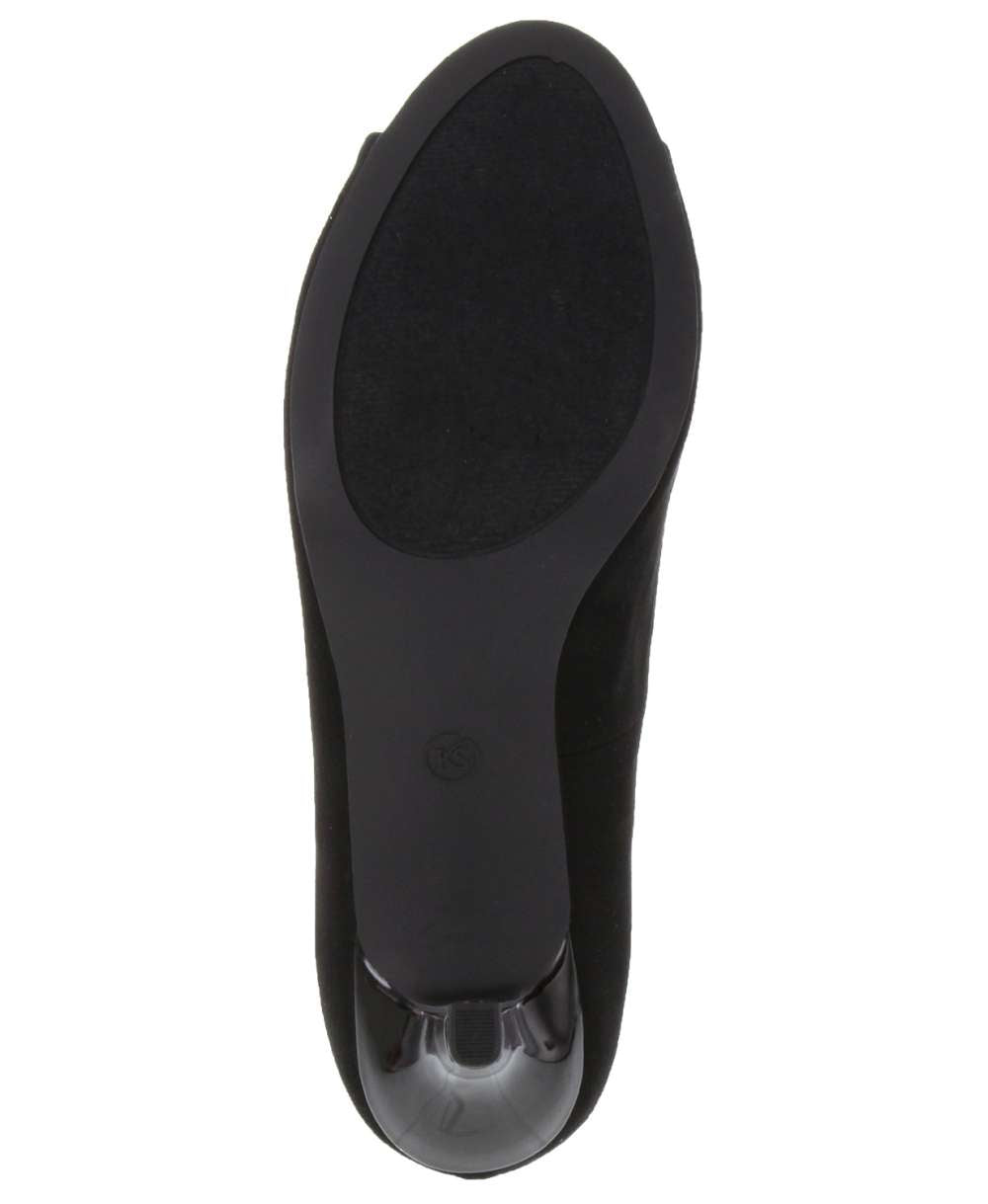 Karen Scott Women's Mory Peep Toe Classic Pumps Black Size 5 M