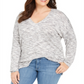Style & Co Women's Lightweight Pullover Tunic Sweater Gray Size 1X