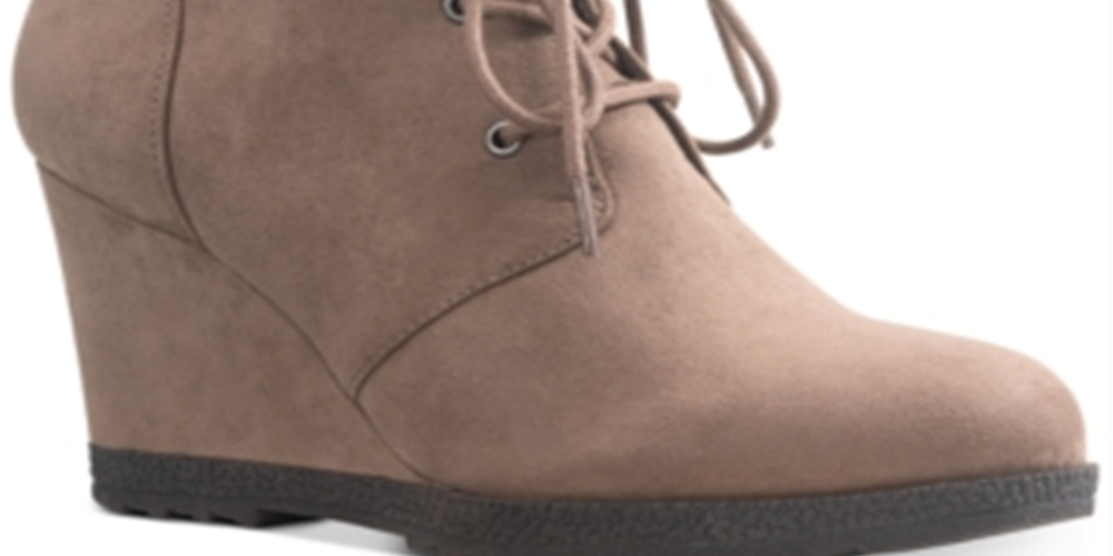 American Rag Women's Kiraa Heeled Almond Toe Booties Brown Size 10 M