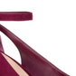 American Rag Women's AMILEY Suede Closed Toe Casual Platform Sandals Wine  Size 10M