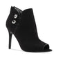 Nina Women's Mirela Fabric Open Toe Ankle Fashion Boots Black Size 9 M