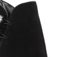 Nina Women's Mirela Fabric Open Toe Ankle Fashion Boots Black Size 9 M