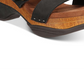 American Rag Women's Danyelle Leather Open Toe Casual Ankle Strap Sandals Black Size 6.5M