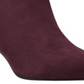Bandolino Women's Bari Suede Pointed Toe Booties Red Size 8 M