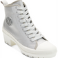 DKNY Women's Pandie Booties Silver Size 9.5
