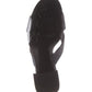 Calvin Klein Women's Crisscross Roena Leather Slide Sandals Black Size 7 M
