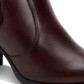 Giani Bernini Women's Korma Leather Almond Toe Ankle Chelsea Boots Red Size 10 M